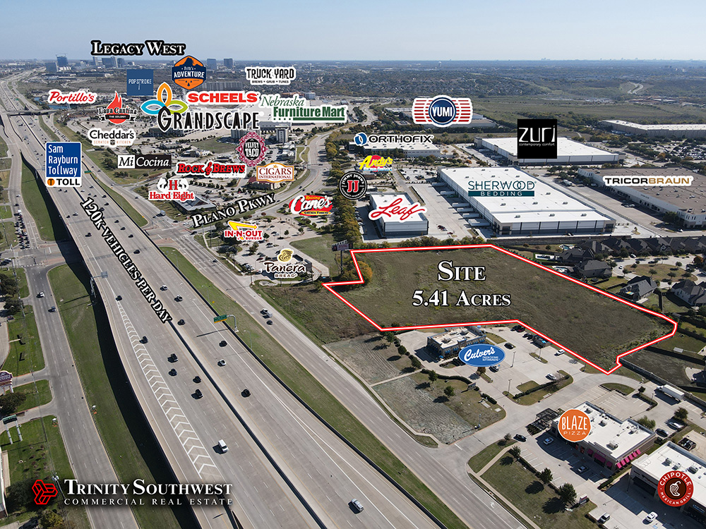 5.41 Acres on Hwy 121, Lewisville, TX Image